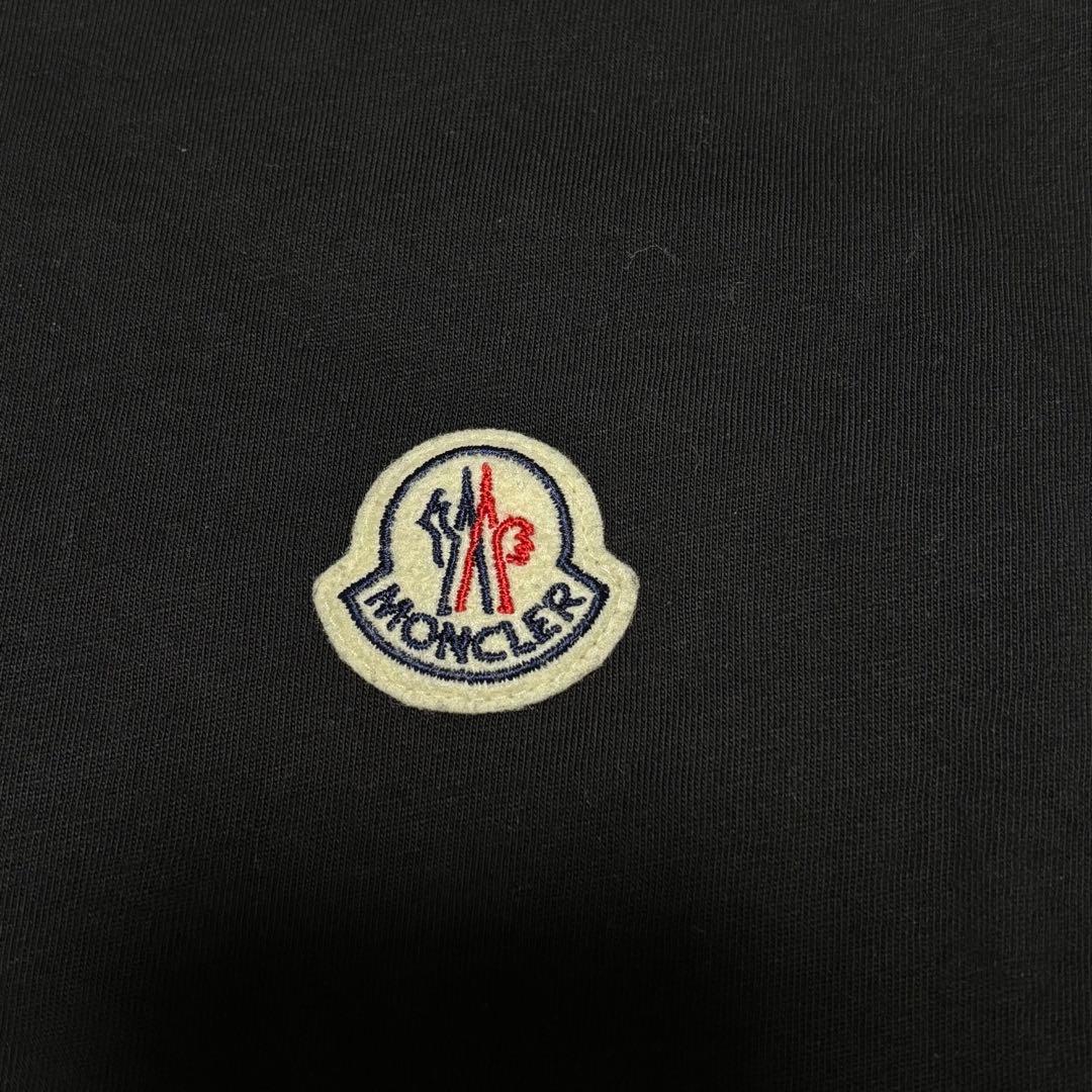 【極美品】モンクレール　ロングTシャツ　長袖　ブラック　XL