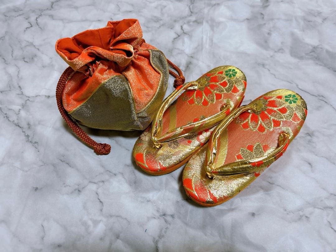 総絞り被布セット♡七五三　3歳　女の子　フルセット　一式　正絹　朱色