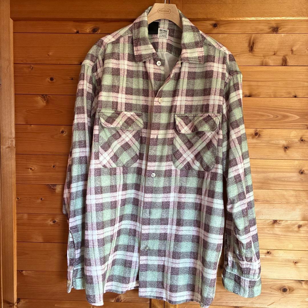 N.HOOLYWOOD × BIG MAC フランネルチェックシャツ Mサイズ