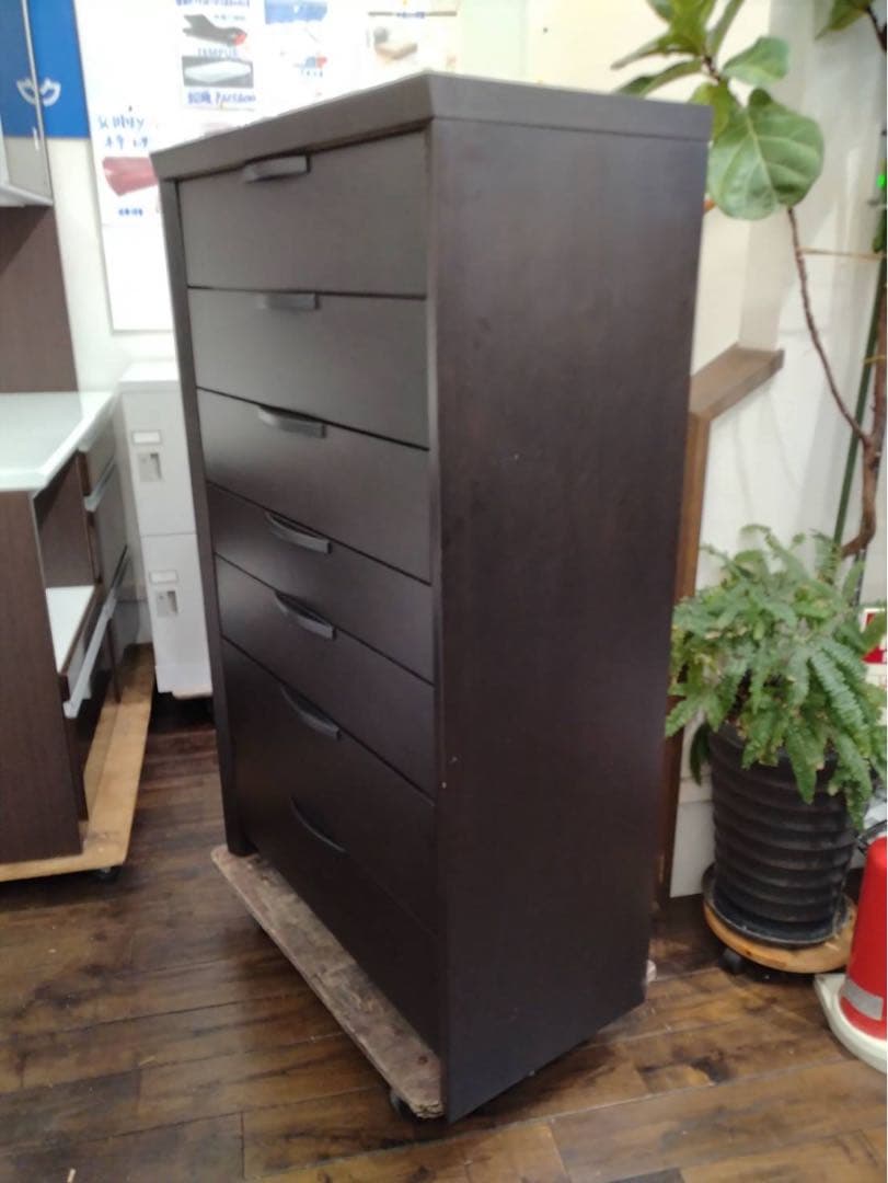 平成家具　7段ハイチェスト　タンス　衣類収納　北九州市福岡市限定