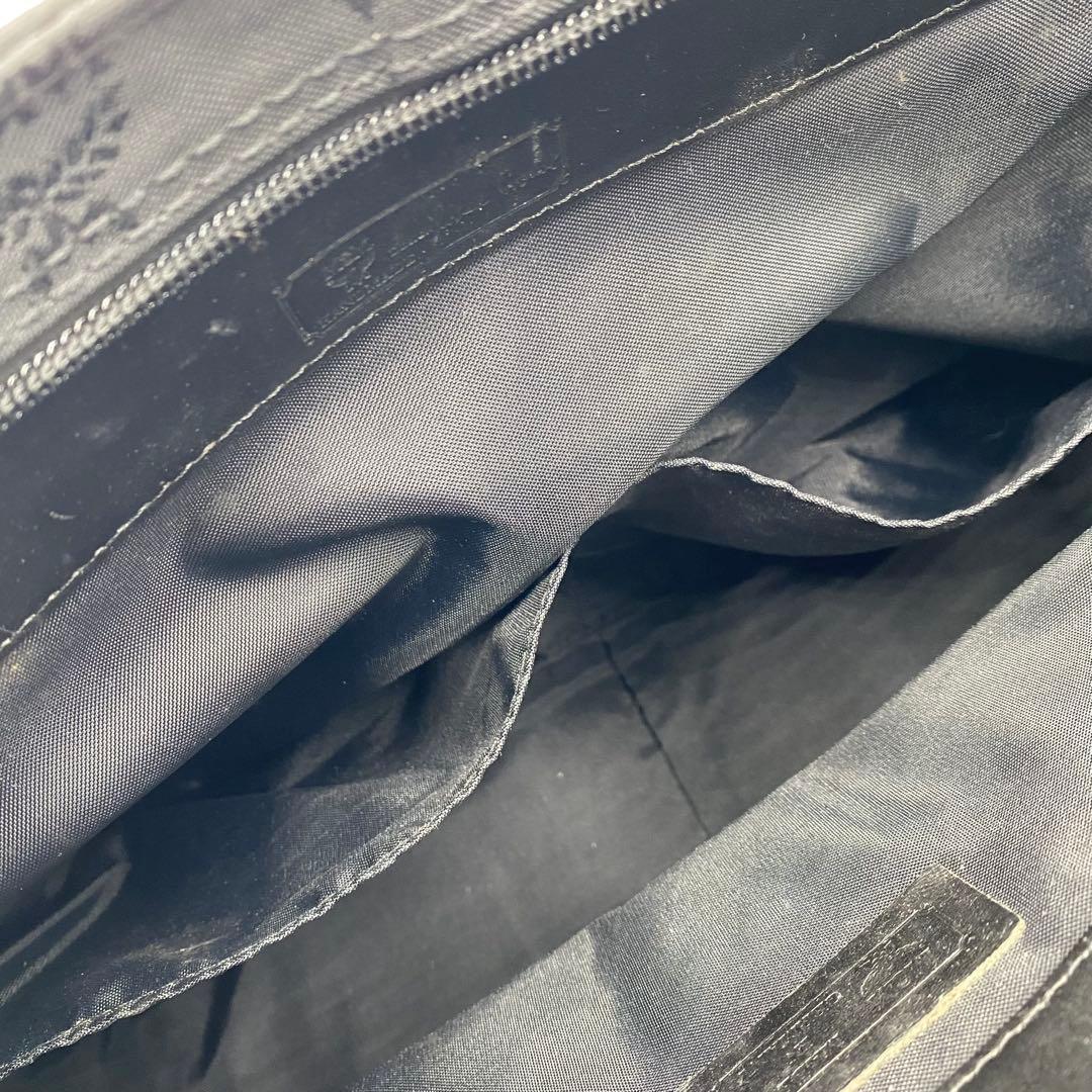 MCM エムシーエム トートバッグ モノグラム ヴィセトス柄 チェーン A4 黒