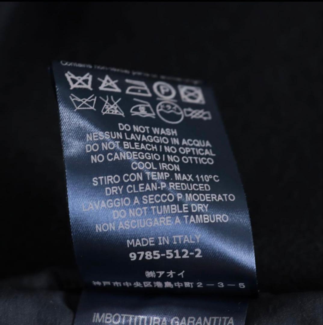 HERNO ヘルノ　ウール切り替え　異素材ダウンコート　size４０　ブラック