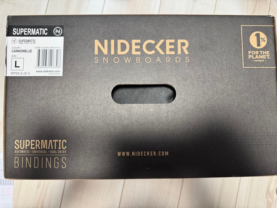 スノーボードビンディング NIDECKER SUPERMATIC Lサイズ