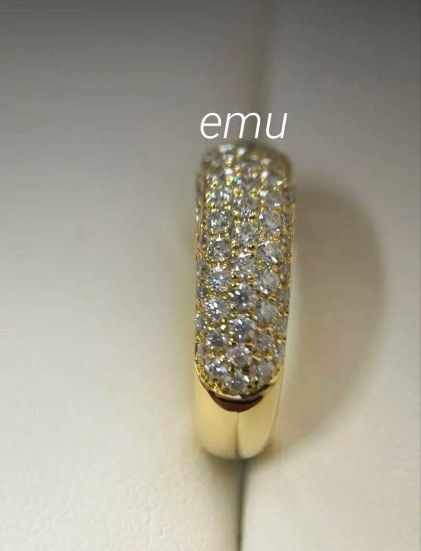 最高級モアサナイト / パヴェリング / YG