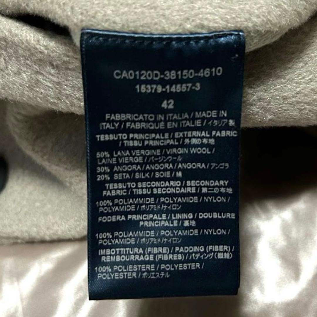 HERNO ヘルノ　ダウン　アンゴラ シルク　ウールコート　襟取外し　2way