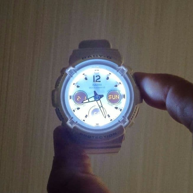 【美品】Baby-G baby-g 電波ソーラー ホワイト 動作良好