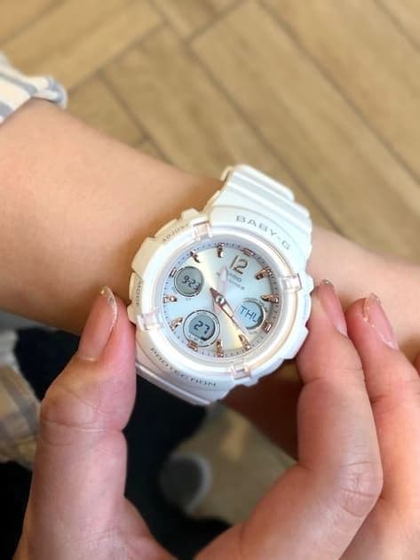 【美品】Baby-G baby-g 電波ソーラー ホワイト 動作良好
