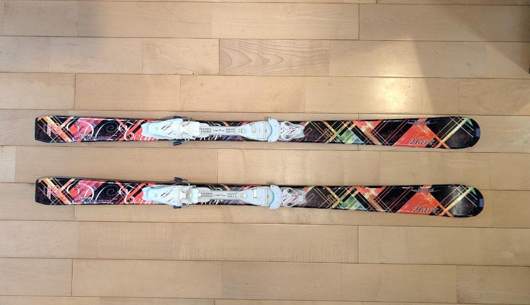 スキー板 Hart Innocence 140cm　伸縮ストック セット