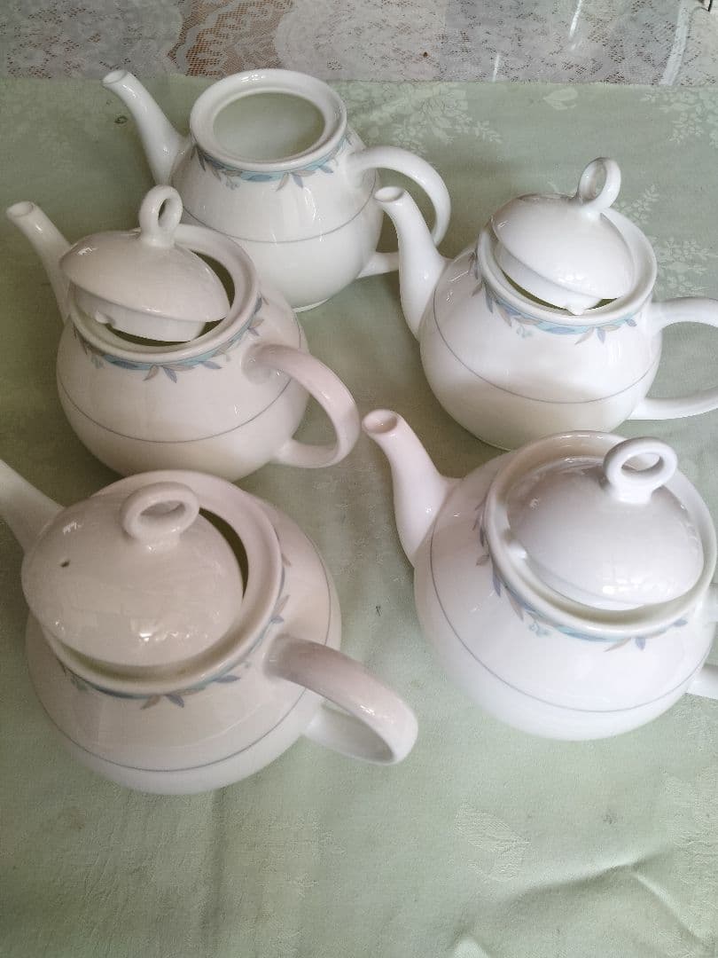 ノリタケ、ティーポット5個セット