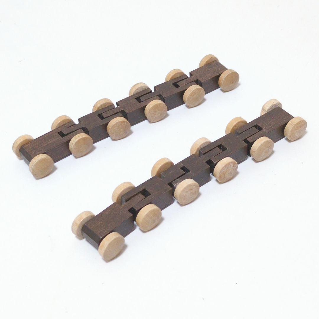 【希少】BECKベック社 ジャンボジャンピングカートレイン　木製知育玩具