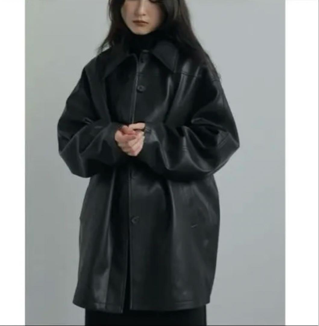 【新品未使用】anuke Ecoleather Over Jacket 36