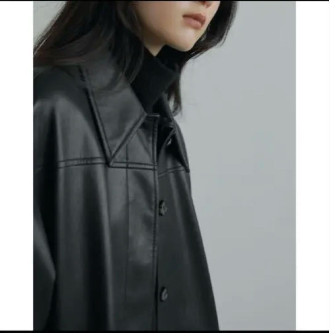 【新品未使用】anuke Ecoleather Over Jacket 36