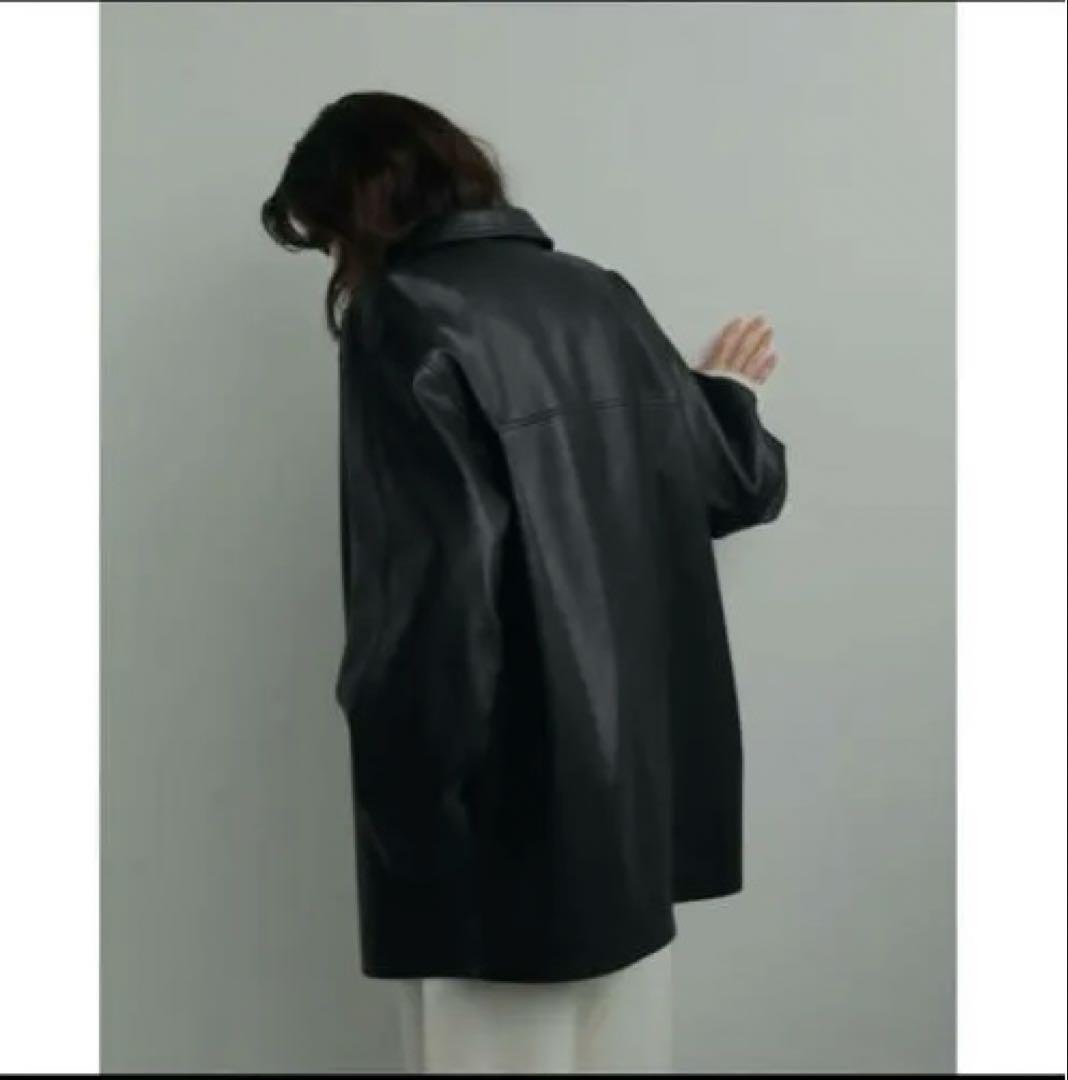 【新品未使用】anuke Ecoleather Over Jacket 36