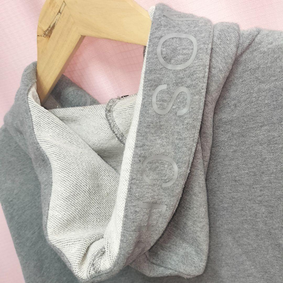 24年製 CRONOC クロノス オーバーサイズジップアップ パーカー グレー