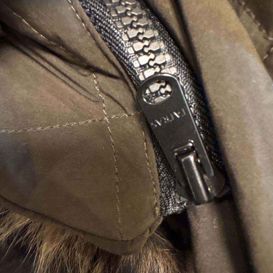 ひ*こ様 タトラス TATRAS フード付き ダウン ポンチョ・サイズ１・カーキ