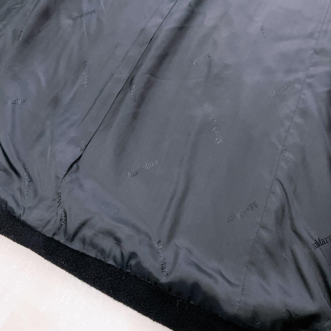 美品✨マックスマーラ 白タグ ダブルブレスト チェスターコート カシミヤ混 38