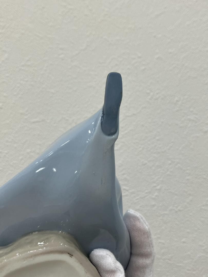 【美品】リヤドロ　花の香りにつつまれて　置物 人形