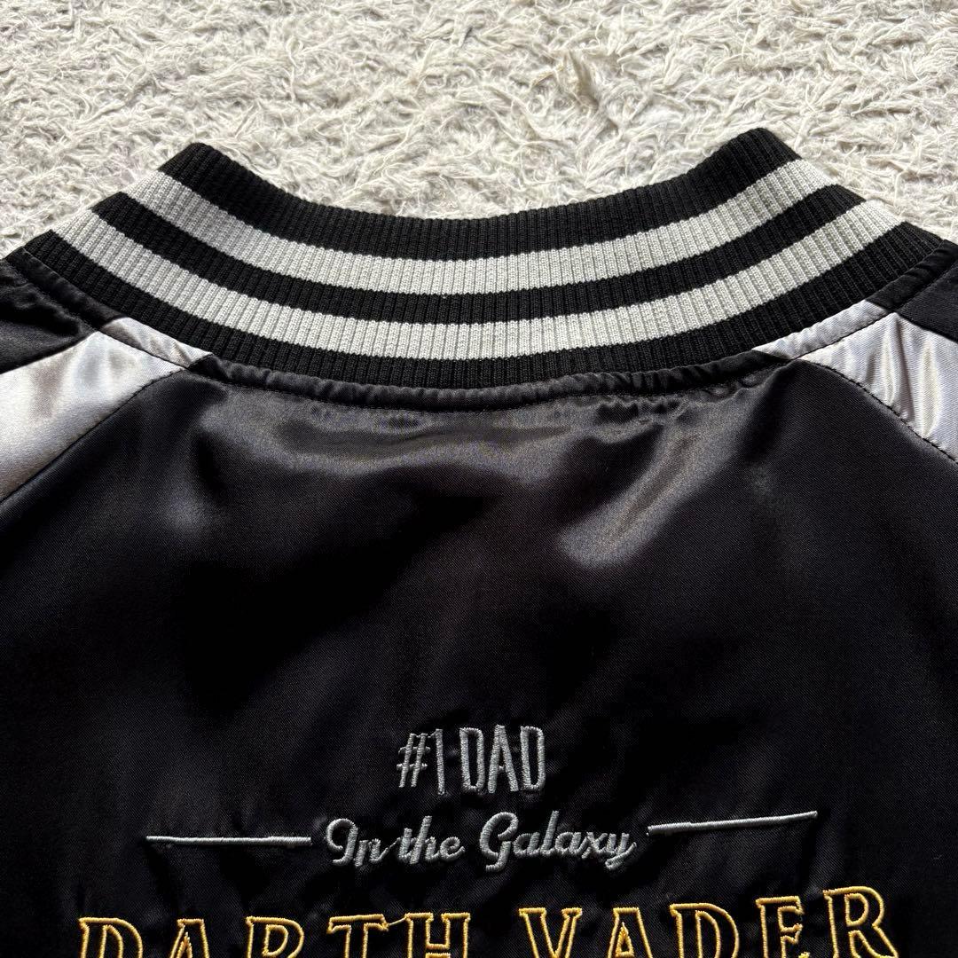 ★美品★ STAR WARS × 丸眞 スカジャン 刺繍 ダースベイダー 黒 L