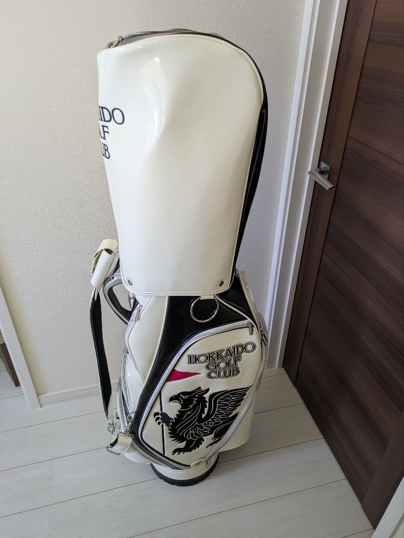 ゴルフ キャディバッグ☆新品未使用☆ エナメル高級感☆ショップオリジナル