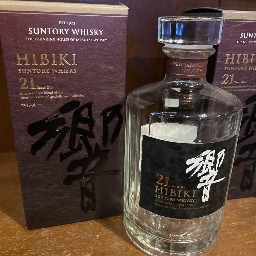 サントリー 響21年 700ml 空瓶 空箱 2セット