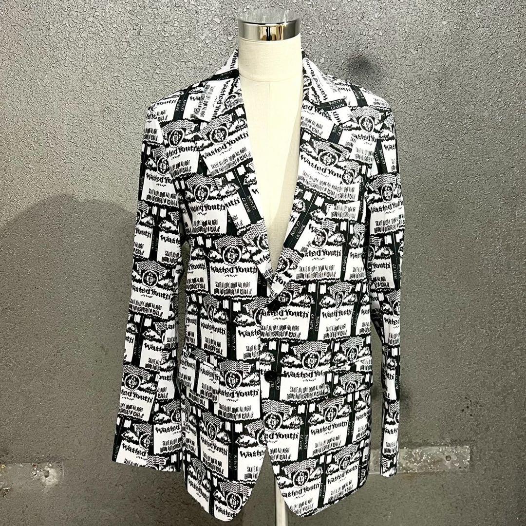 美品 wasted youth セットアップ ジャケット ズボン
