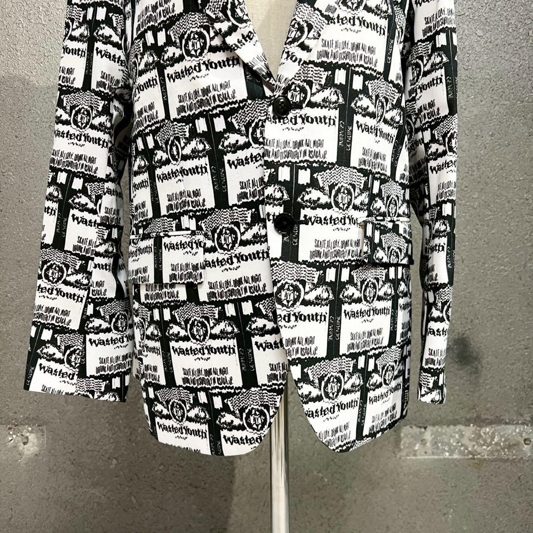 美品 wasted youth セットアップ ジャケット ズボン