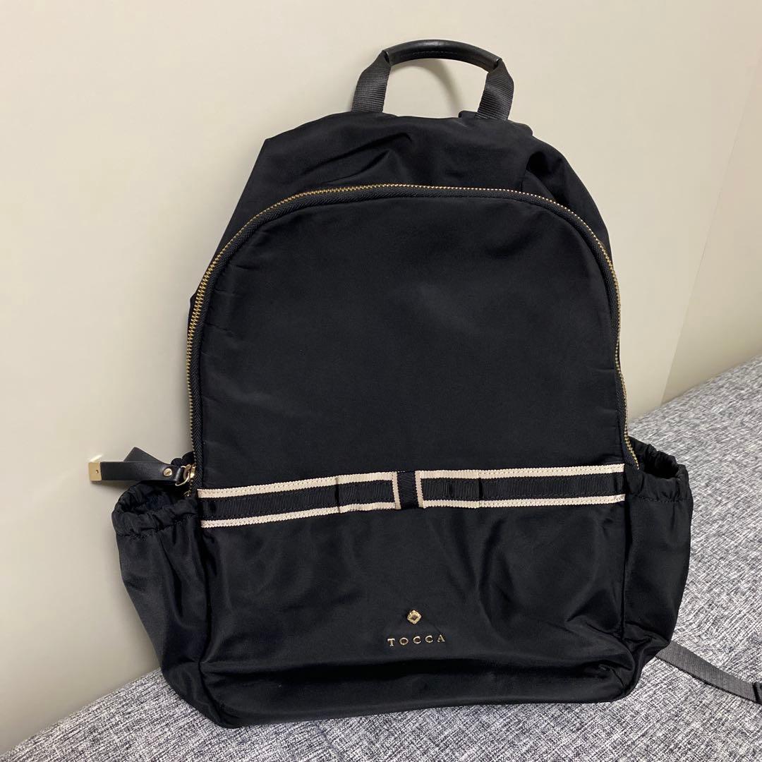 美品　トッカ　バッグパック　リュック　黒