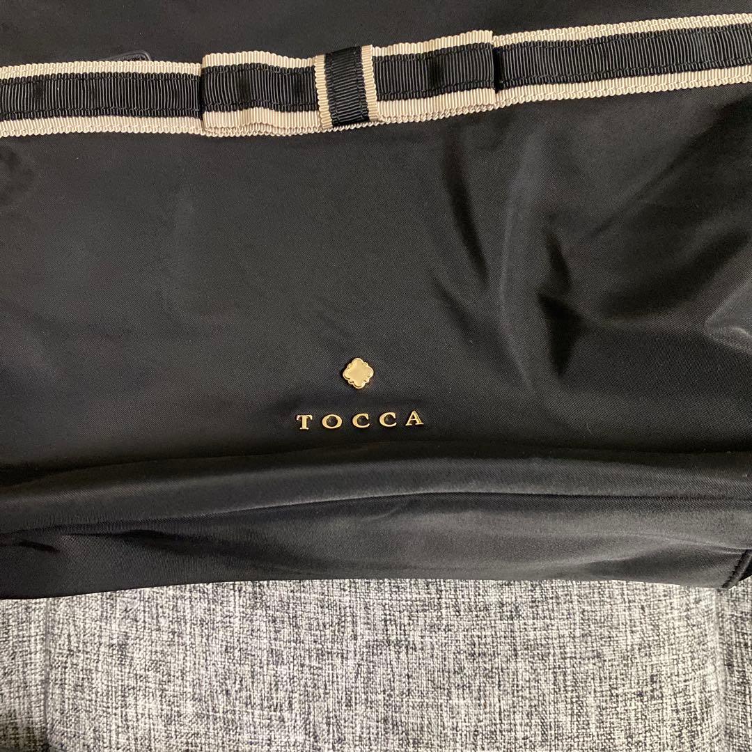 美品　トッカ　バッグパック　リュック　黒