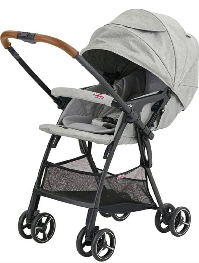 Joie ベビーカー A型 両対面式ベビーカー 軽量 グレーフランネル