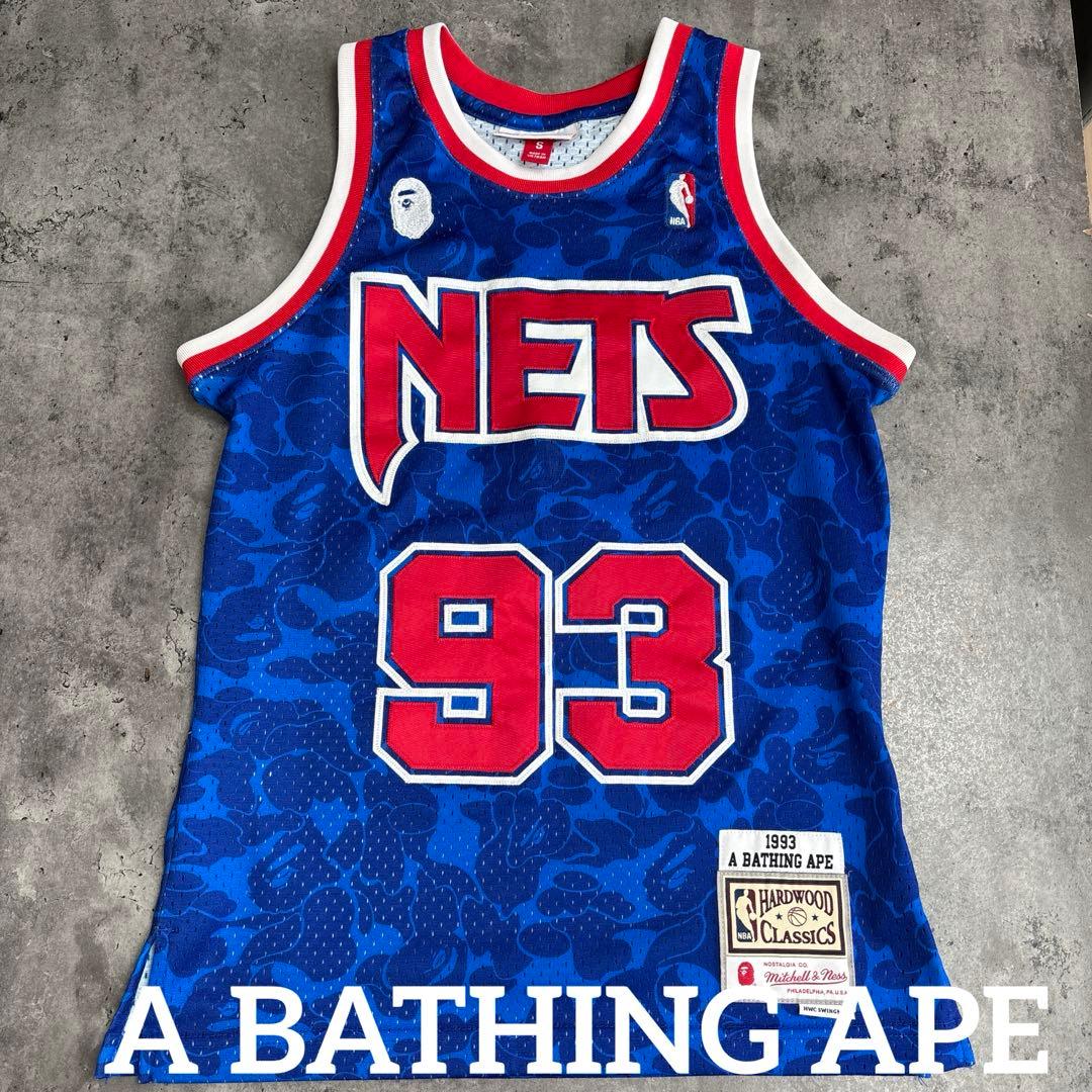 トップス A BATHING APE X MITCHELL & BROOKLYN NETS