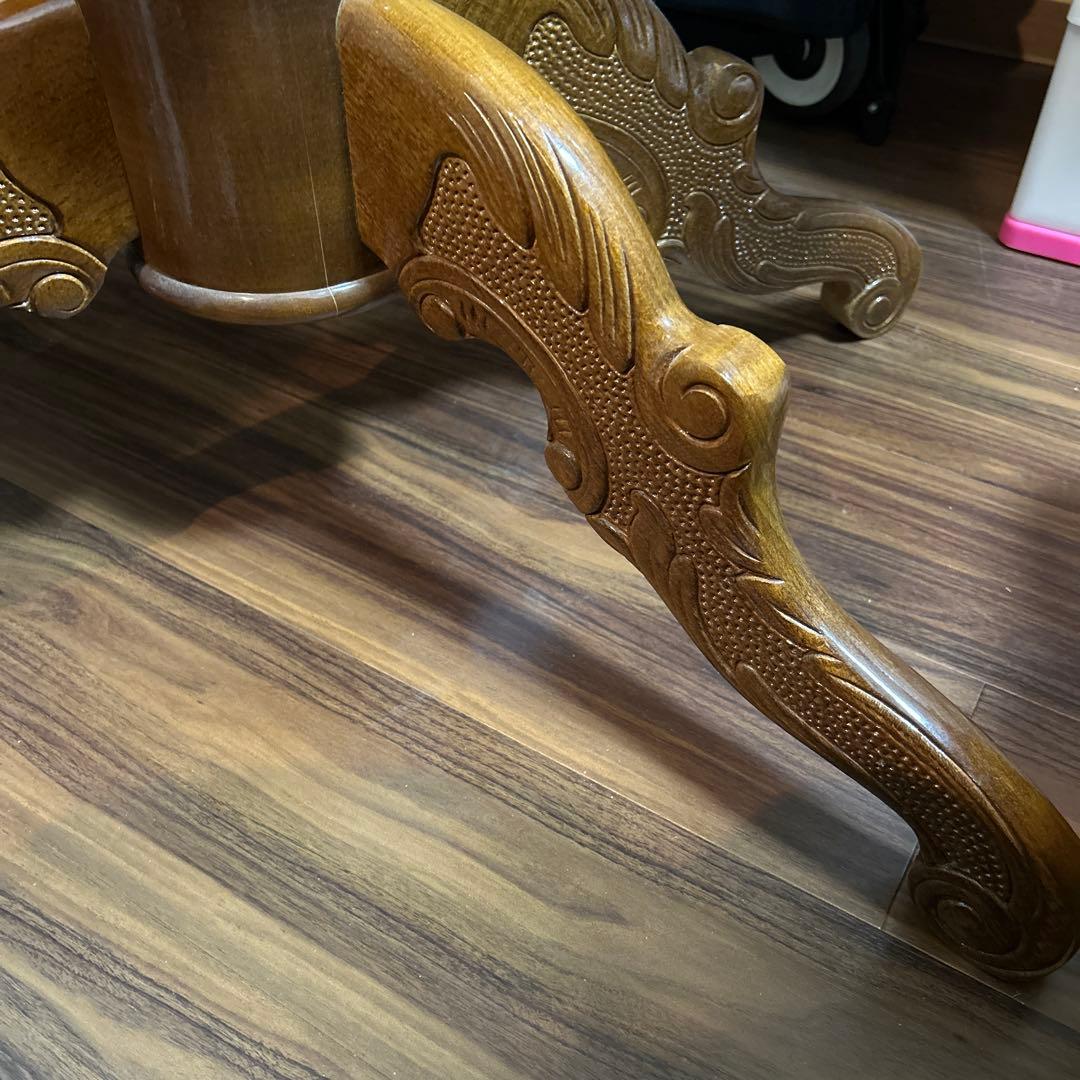 ②イタリア製象嵌テーブル足のみ①とセット