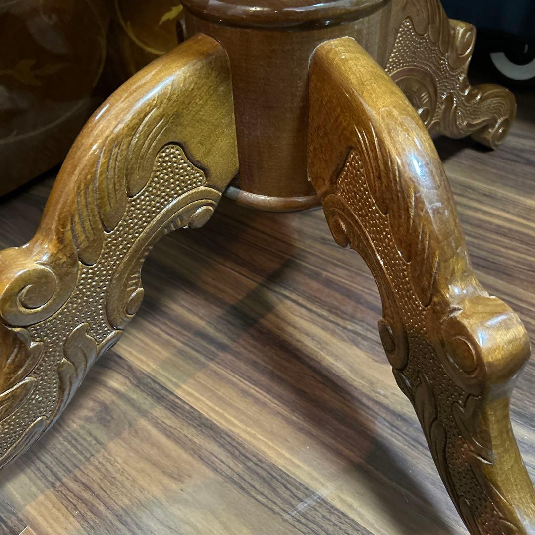 ②イタリア製象嵌テーブル足のみ①とセット