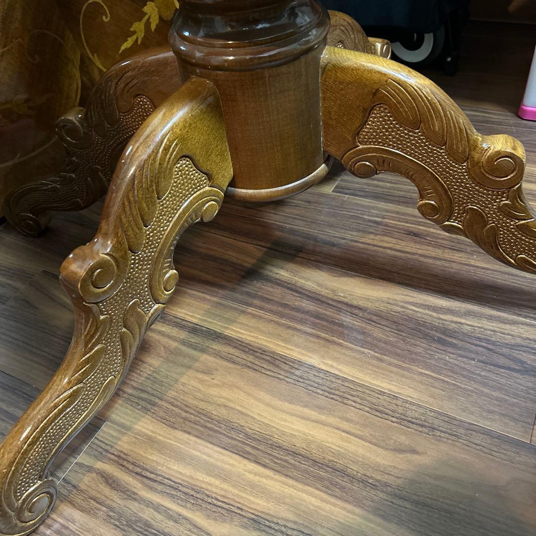 ②イタリア製象嵌テーブル足のみ①とセット