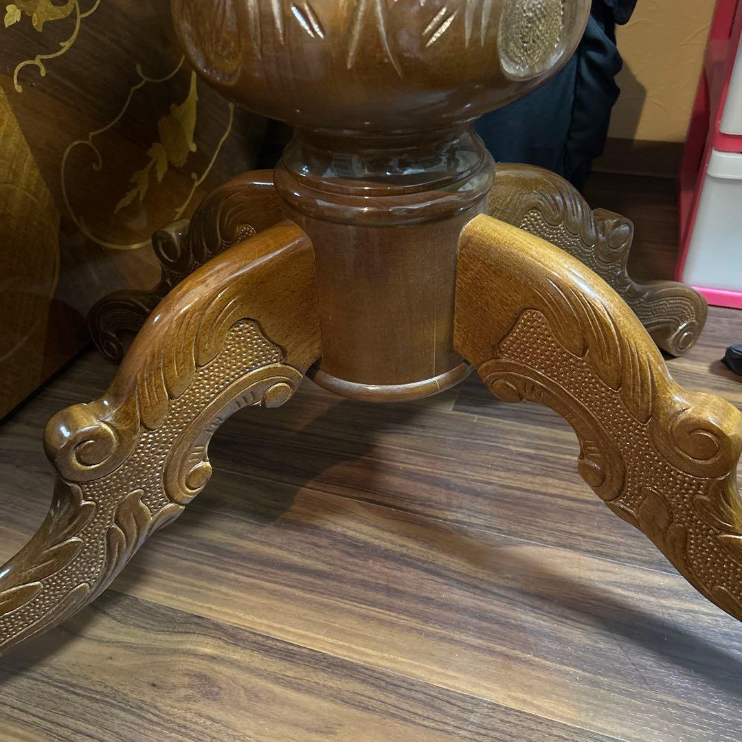 ②イタリア製象嵌テーブル足のみ①とセット