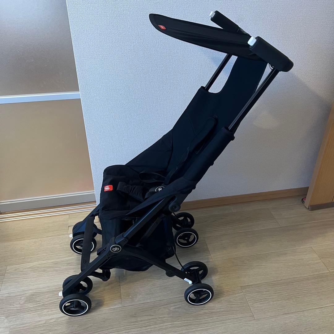 【美品】gb ポキット オールテレイン ベビーカー 軽量 コンパクト 折りたたみ