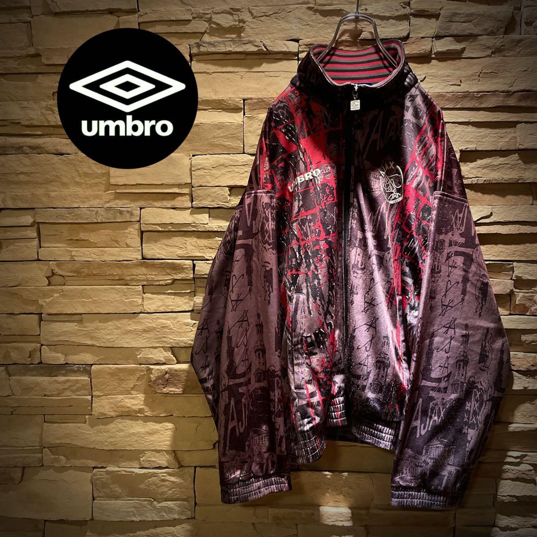 【極レア】90s'/UMBRO×AJAXアヤックス/トラックジャケット/M