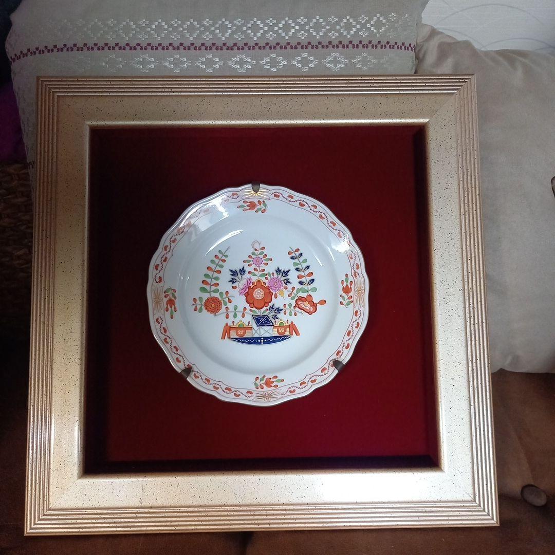 マイセンの可愛いプレート額