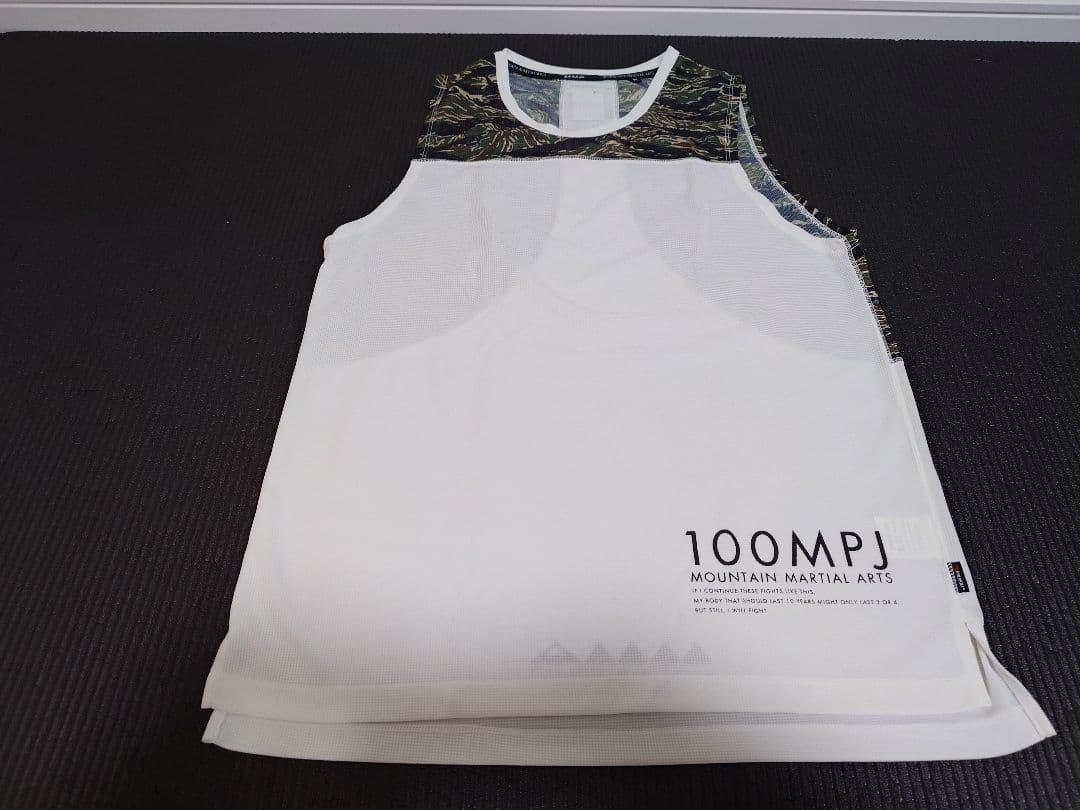 MOUNTAIN MARTIAL ARTS ノースリーブ MMA 迷彩 M 白