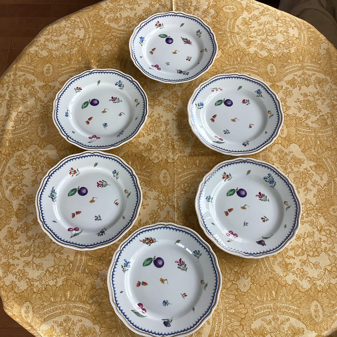 《リチャードジノリイタリアンフルーツ》ディナー皿　6枚セット　希少