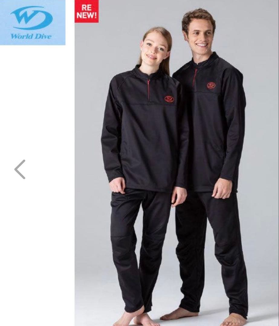 サーマルボディスムーサー　上下セット　ワールドダイブ　インナー　男女兼用