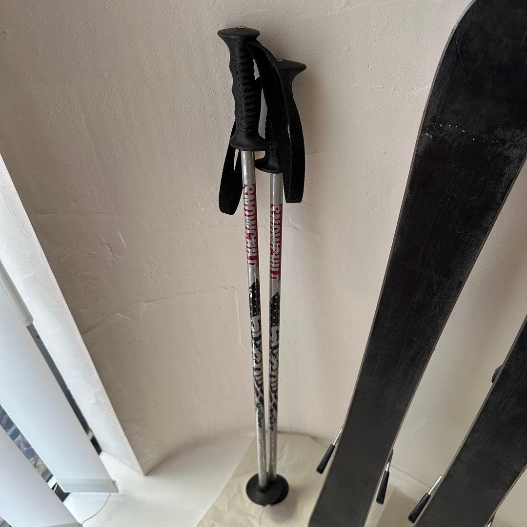 HEAD キッズ スキー板 おまけのストックつき