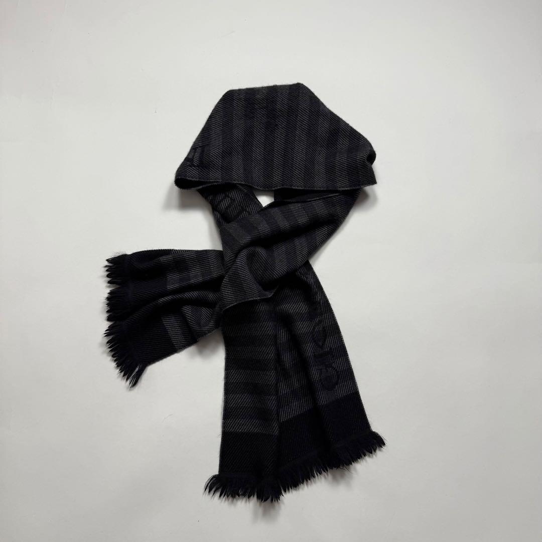 小物 00s Giorgio Armani border muffler