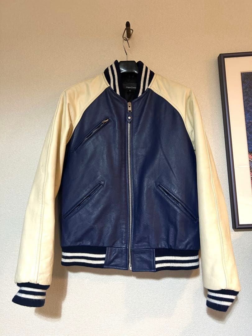 Liugoo Leathers 牛革 オールレザースタジャン