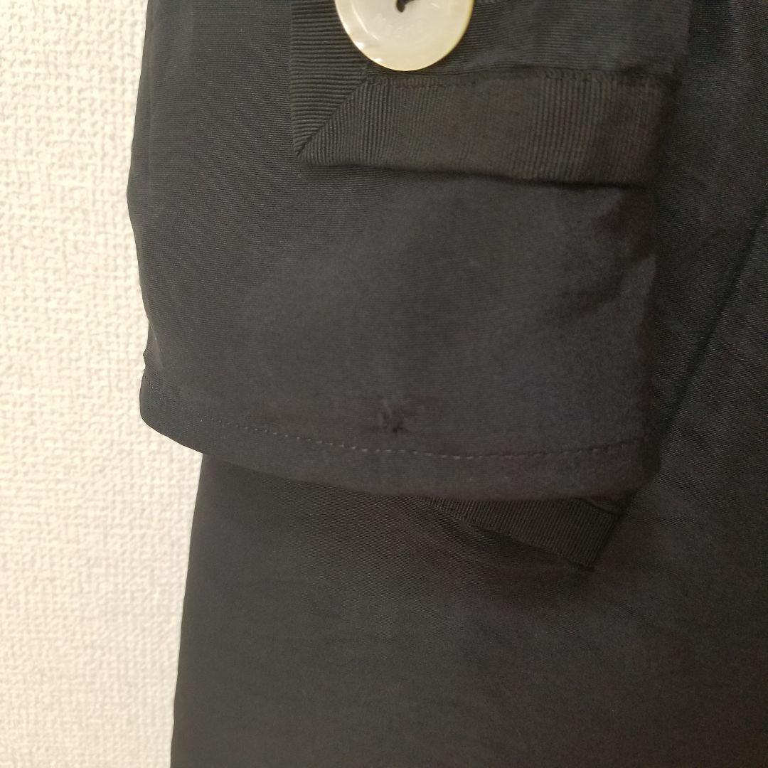 【最終値下げ】【LOEWE】ダブルブレスト トレンチコート ブラック 44