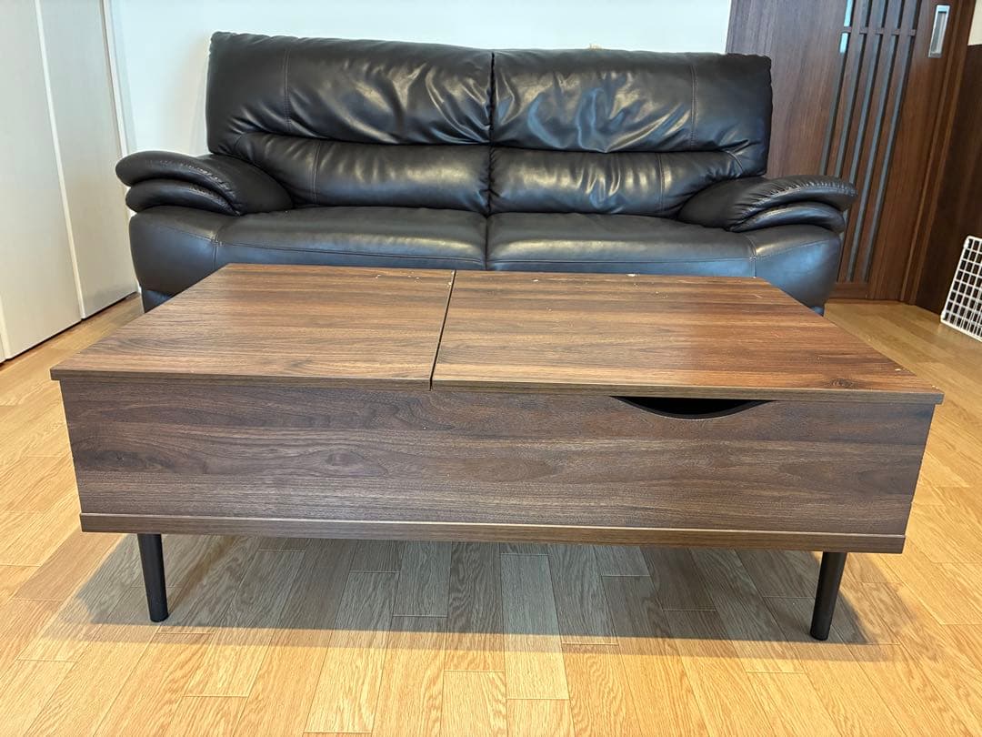 ニトリ　センターテーブル　昇降　リフティ100 ローテーブル 【中古】