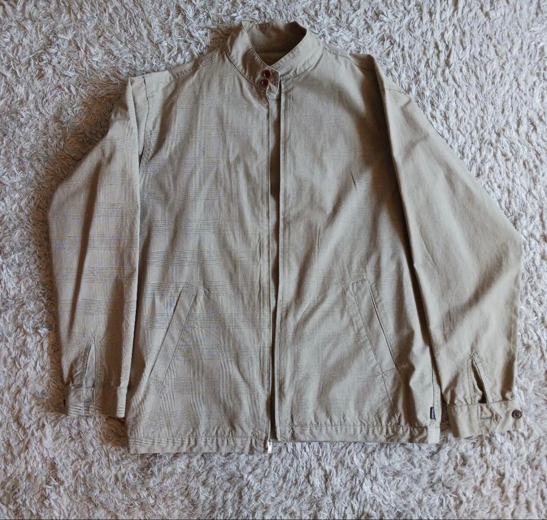 Supreme チェック柄 ジップアップジャケット ベージュ