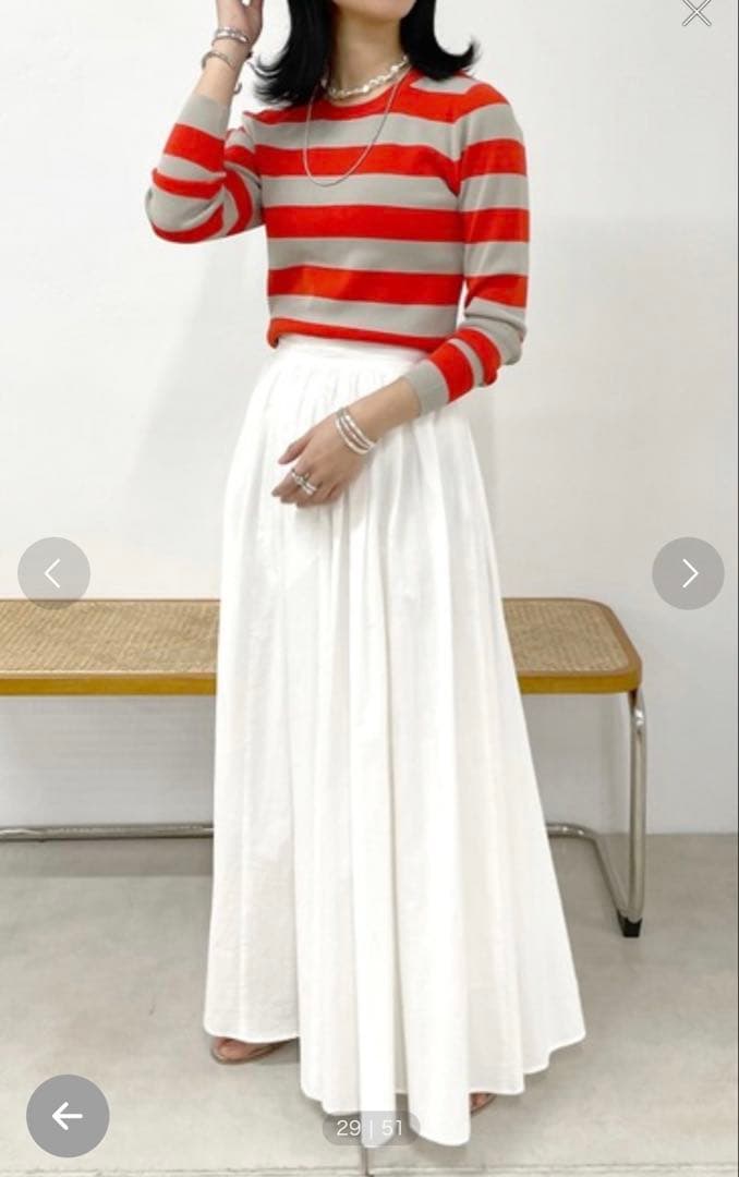 値下げ！SHENERY シーナリー　ボリュームギャザーマキシスカート