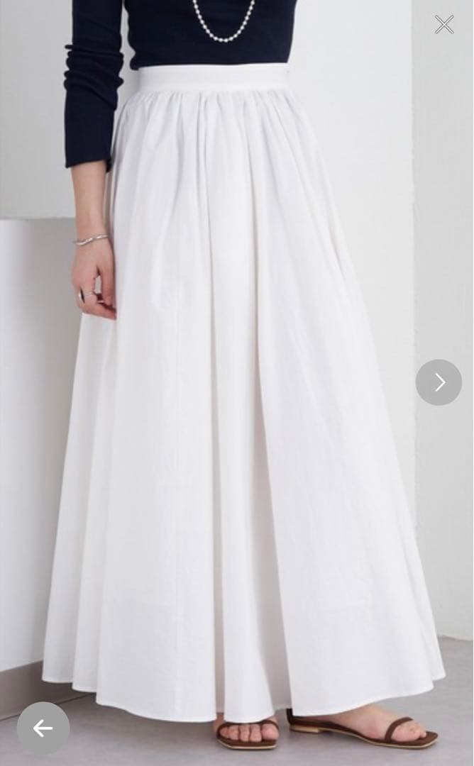 値下げ！SHENERY シーナリー　ボリュームギャザーマキシスカート