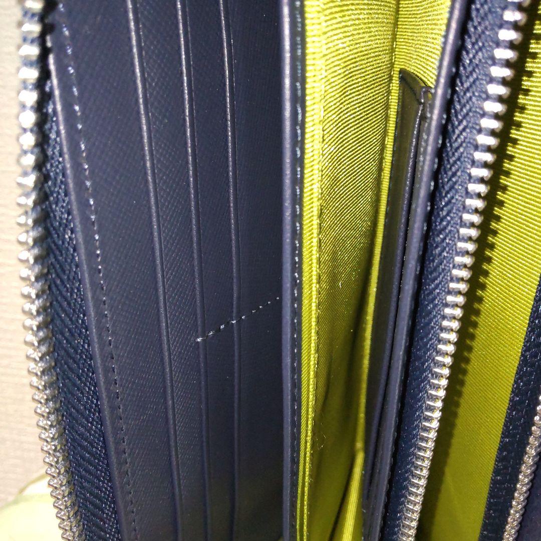 新品・CROIX 　クロワ・ロワイヤル　ネイビー　本ワニ皮・長財布