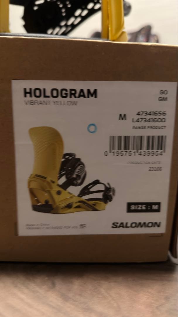 SALOMON HOLOGRAM 23-24モデルビンディング